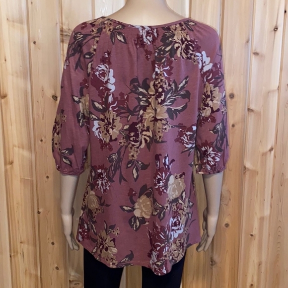 Sonoma Boho Cotton/Modal Top Large - Picture 4 of 6